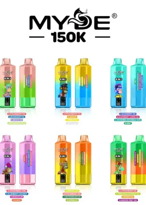 MYDE 150K 8-in-1 Mehrgeschmack Vape für lange Nutzung