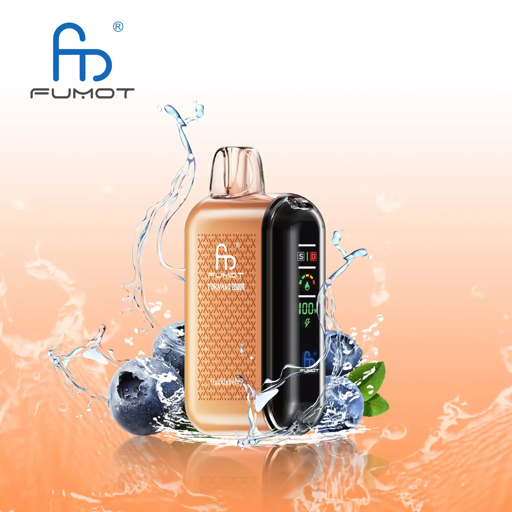 FUMOT 20K Vape mit Dual Mesh, Display und 39 Geschmacksrichtungen – Bild 3