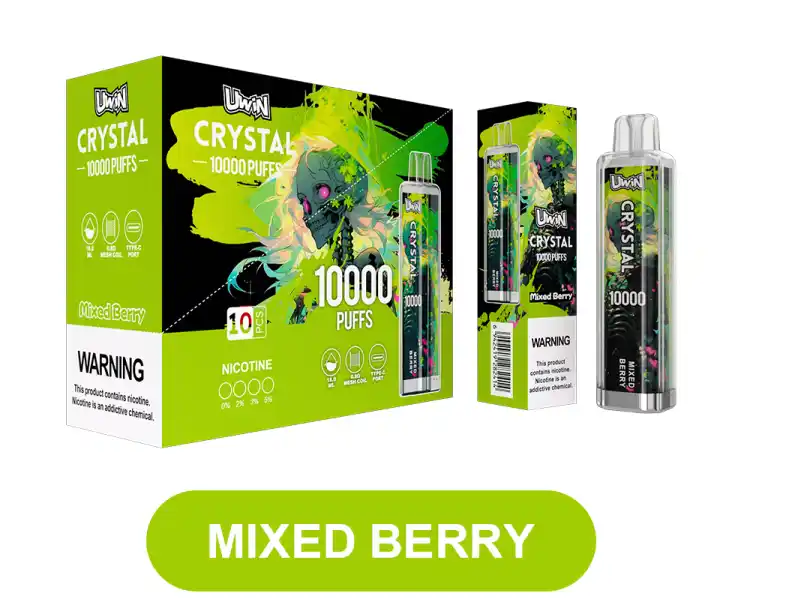 Uwin Crystal 10K RGB Vape mit 30 Geschmacksrichtungen – Bild 2