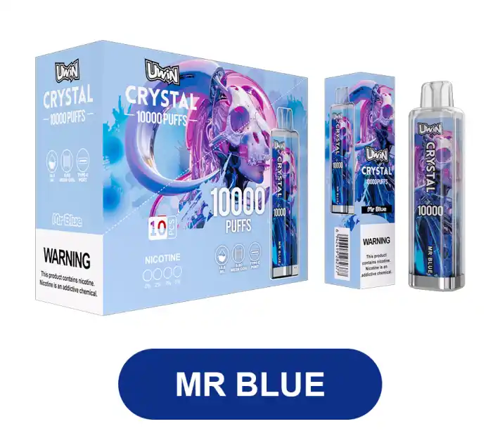 Uwin Crystal 10K RGB Vape mit 30 Geschmacksrichtungen