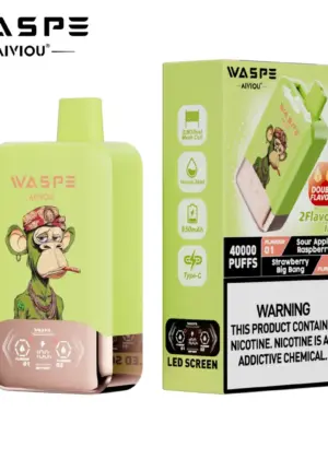 WASPE Double Flavor 40K Vape mit 16 Geschmackspaaren