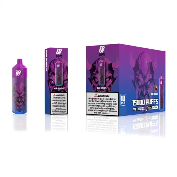 ZOOY King 15K Licht-Vape mit 6-Farb-LED und 12 Sorten – Bild 2