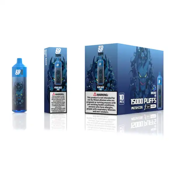 ZOOY King 15K Licht-Vape mit 6-Farb-LED und 12 Sorten
