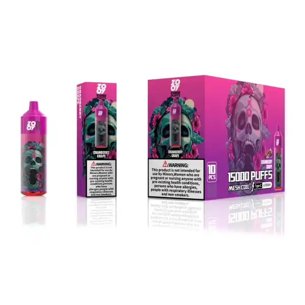 ZOOY King 15K Licht-Vape mit 6-Farb-LED und 12 Sorten – Bild 10